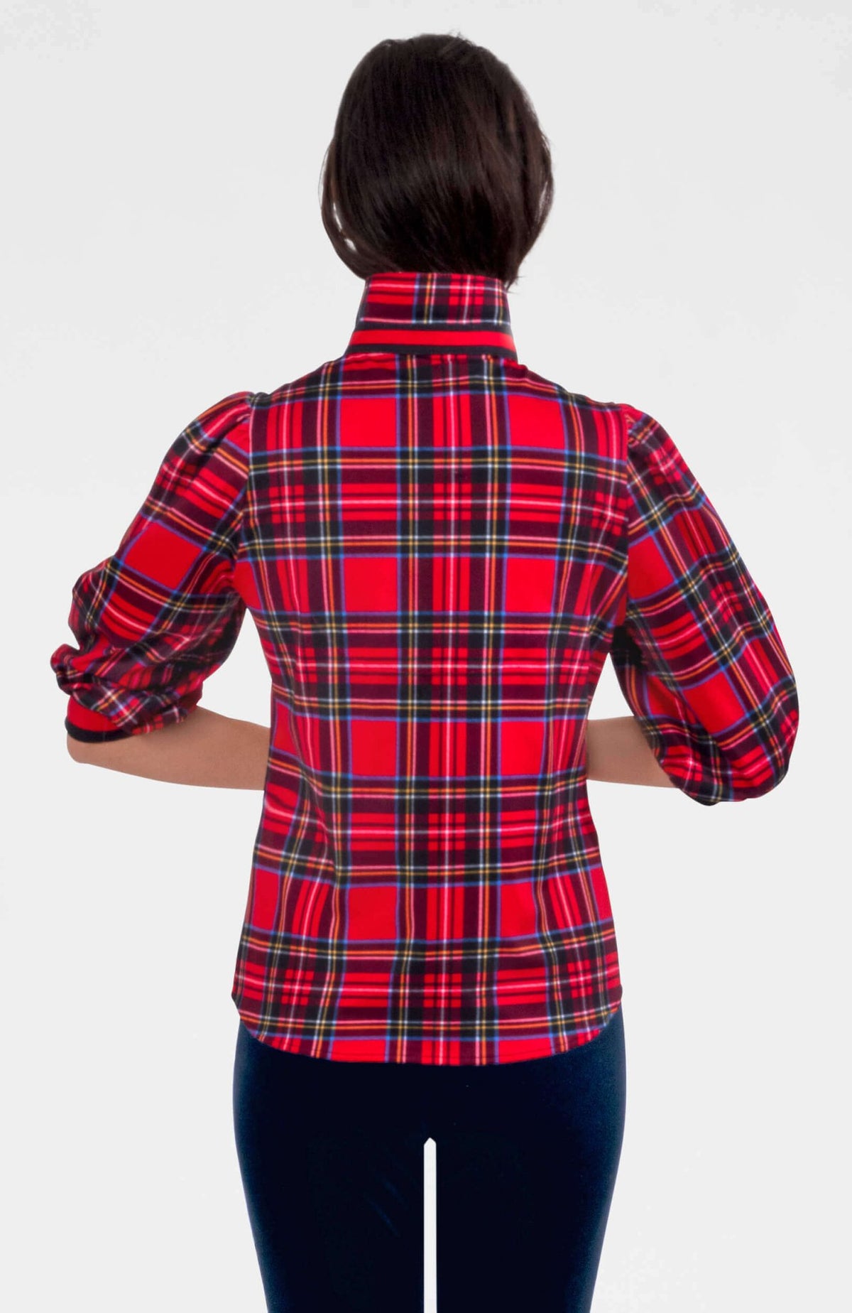 Puff Sleeve Top - Duke of York Red Multi