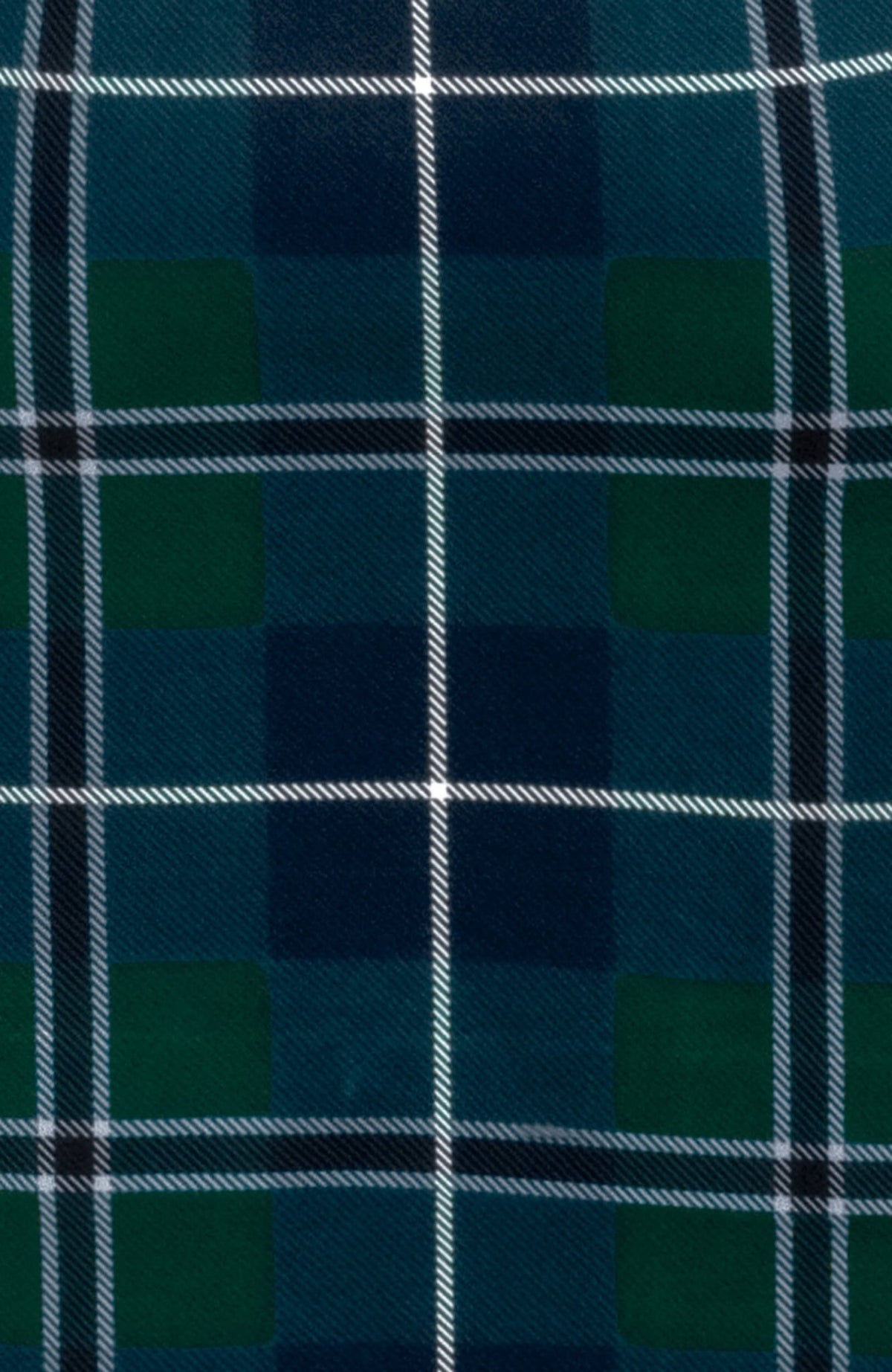 Puff Sleeve Top - Melville Tartan Green Multi