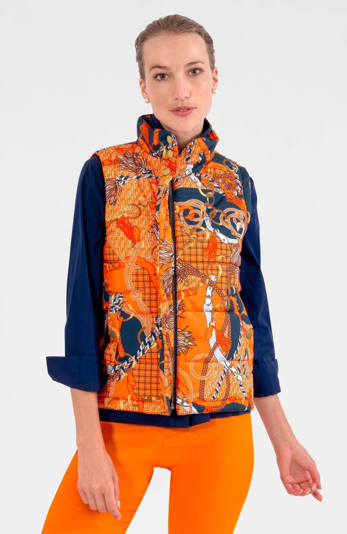 Puffer Vest - Ditto Orange