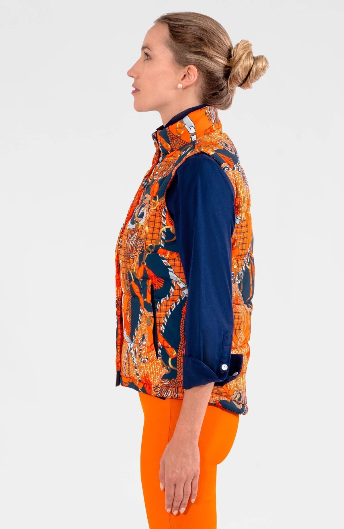 Puffer Vest - Ditto Orange