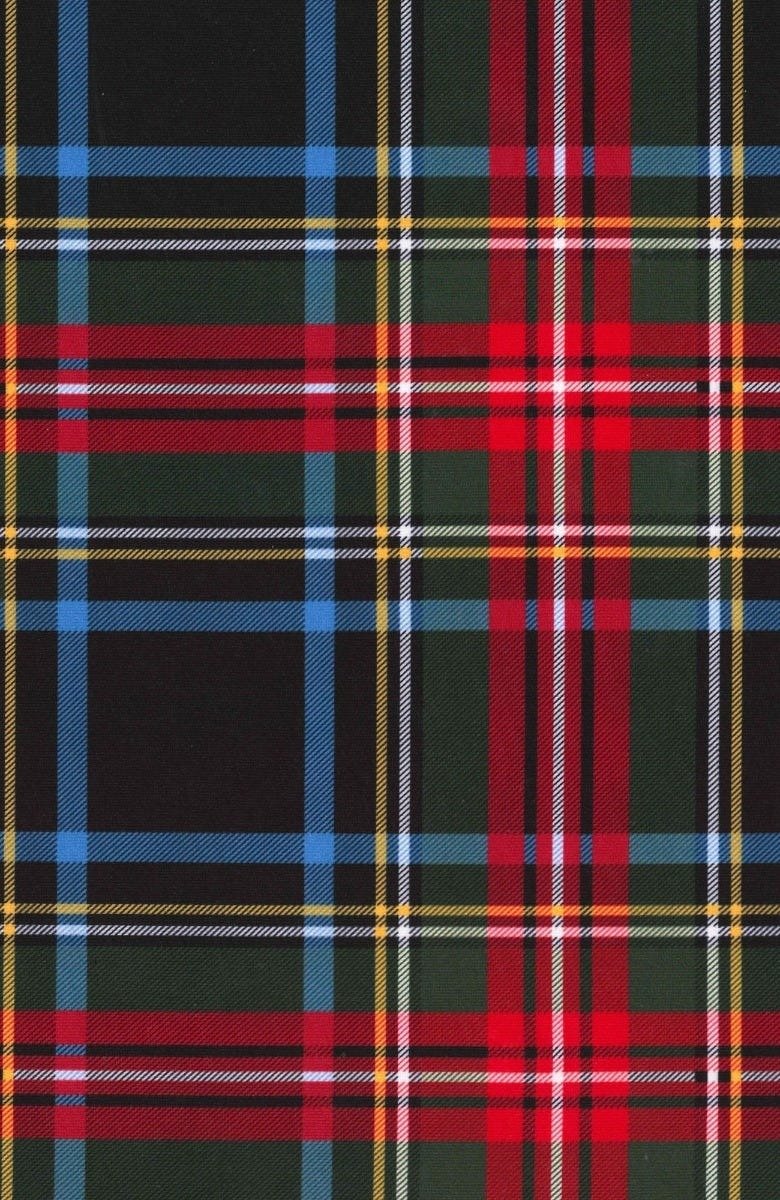 Puffer Vest - Stewart Plaid Black Multi