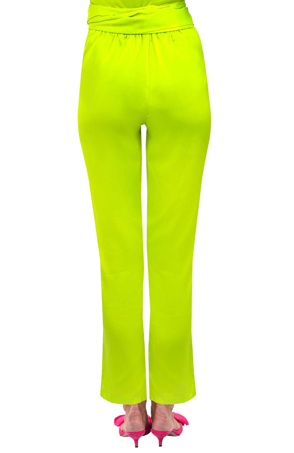 Pull On Pant - Mix Master Solid - Final Sale Lime
