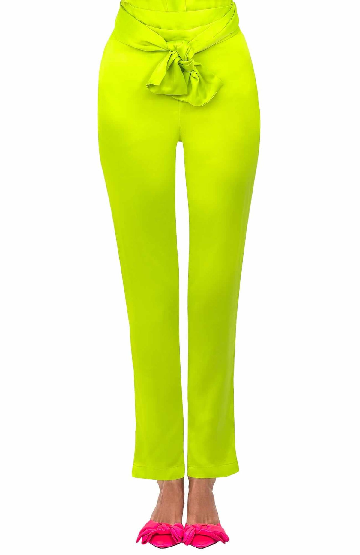 Pull On Pant - Mix Master Solid - Final Sale Lime