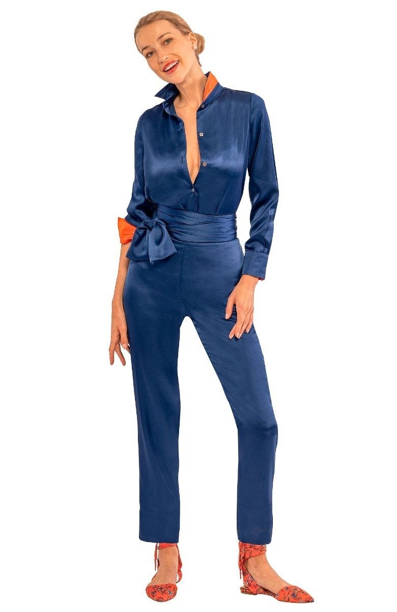 Pull On Pant - Mix Master Solid - Final Sale Navy