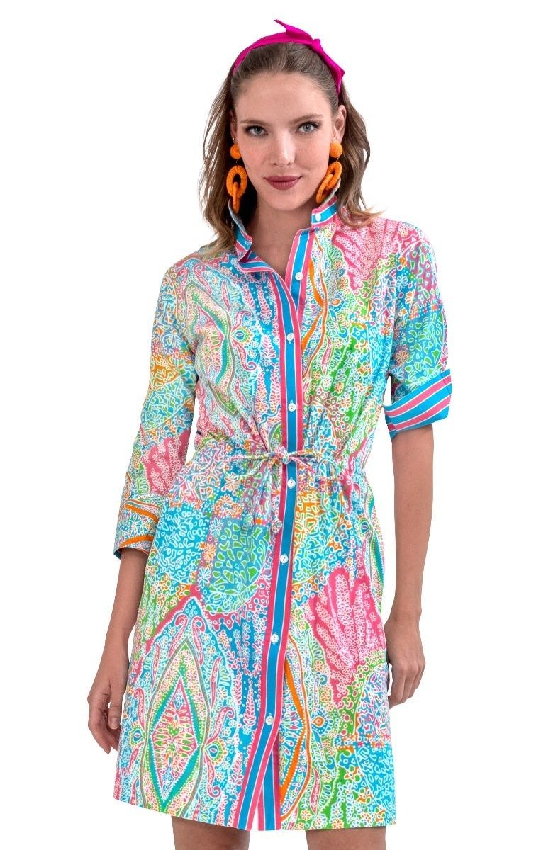 Pulley Dress - Grand Bazaar - Final Sale Brights