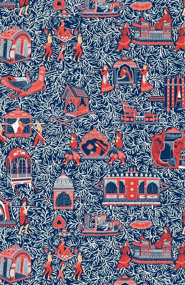 Pulley Dress - Palanquin Party - Final Sale Navy