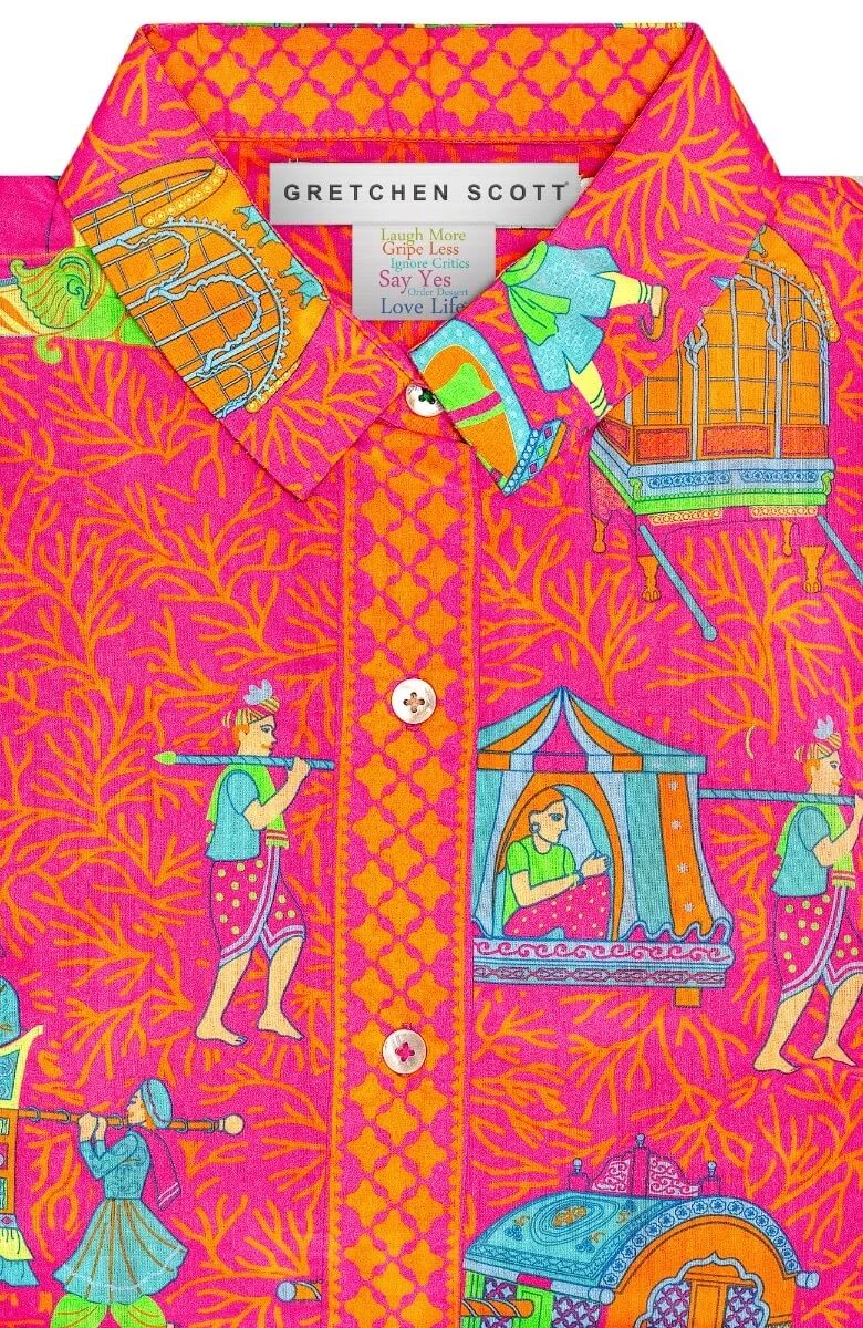 Pulley Dress - Palanquin Party - Final Sale Pink