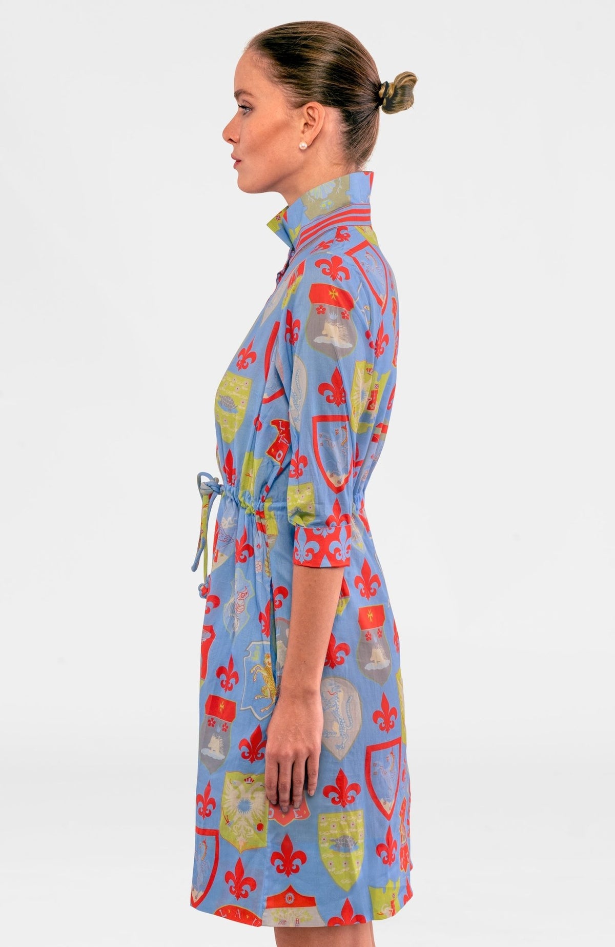 Pulley Dress - Siena - Final Sale Periwinkle