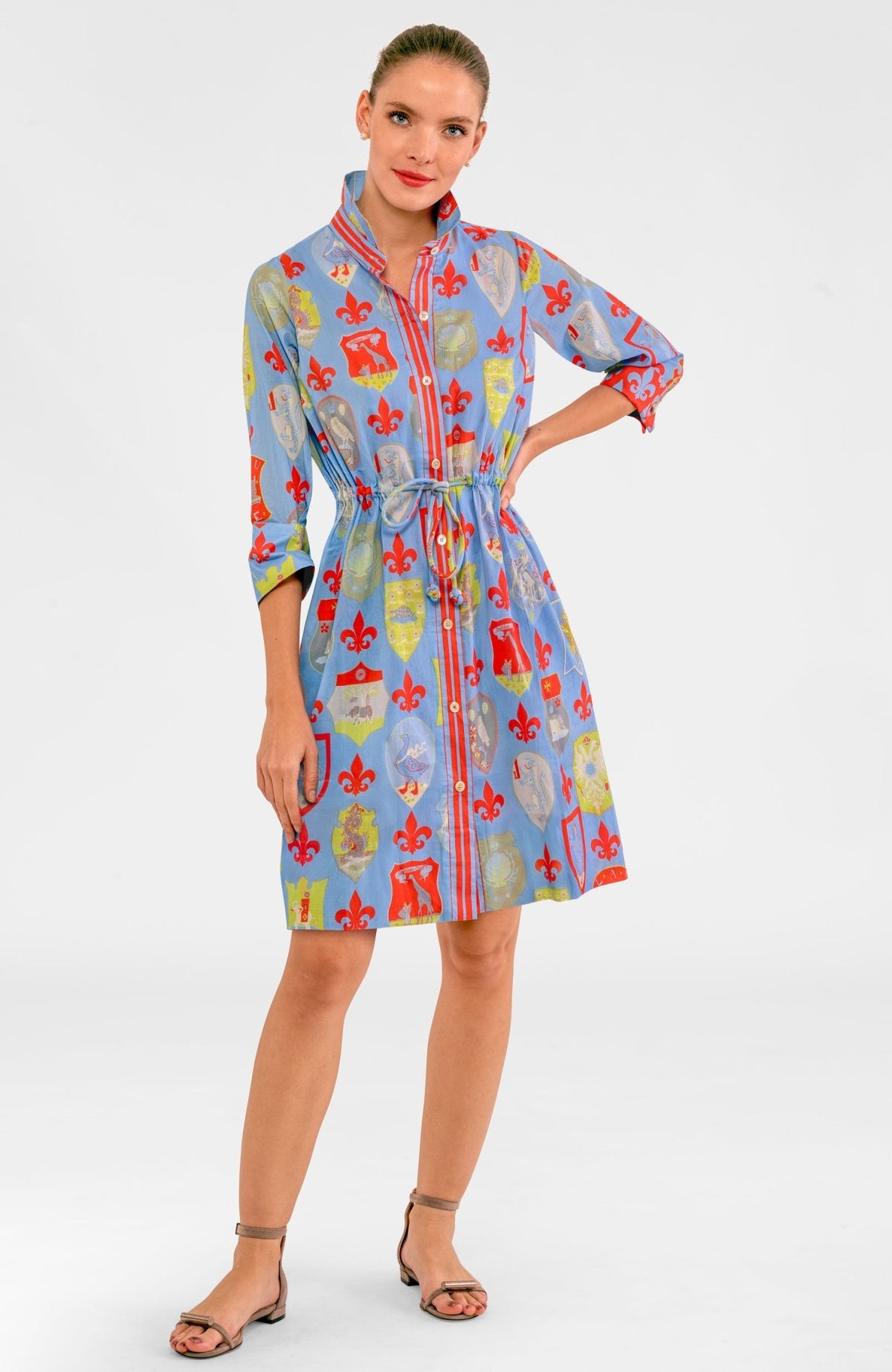 Pulley Dress - Siena - Final Sale Periwinkle