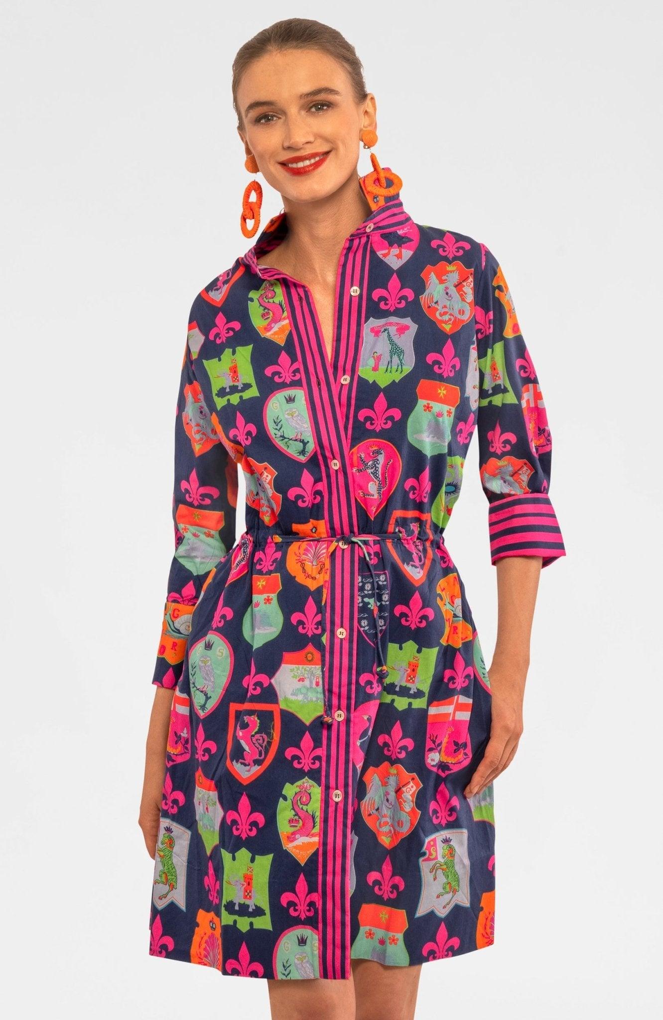Pulley Dress - Siena - Final Sale Navy