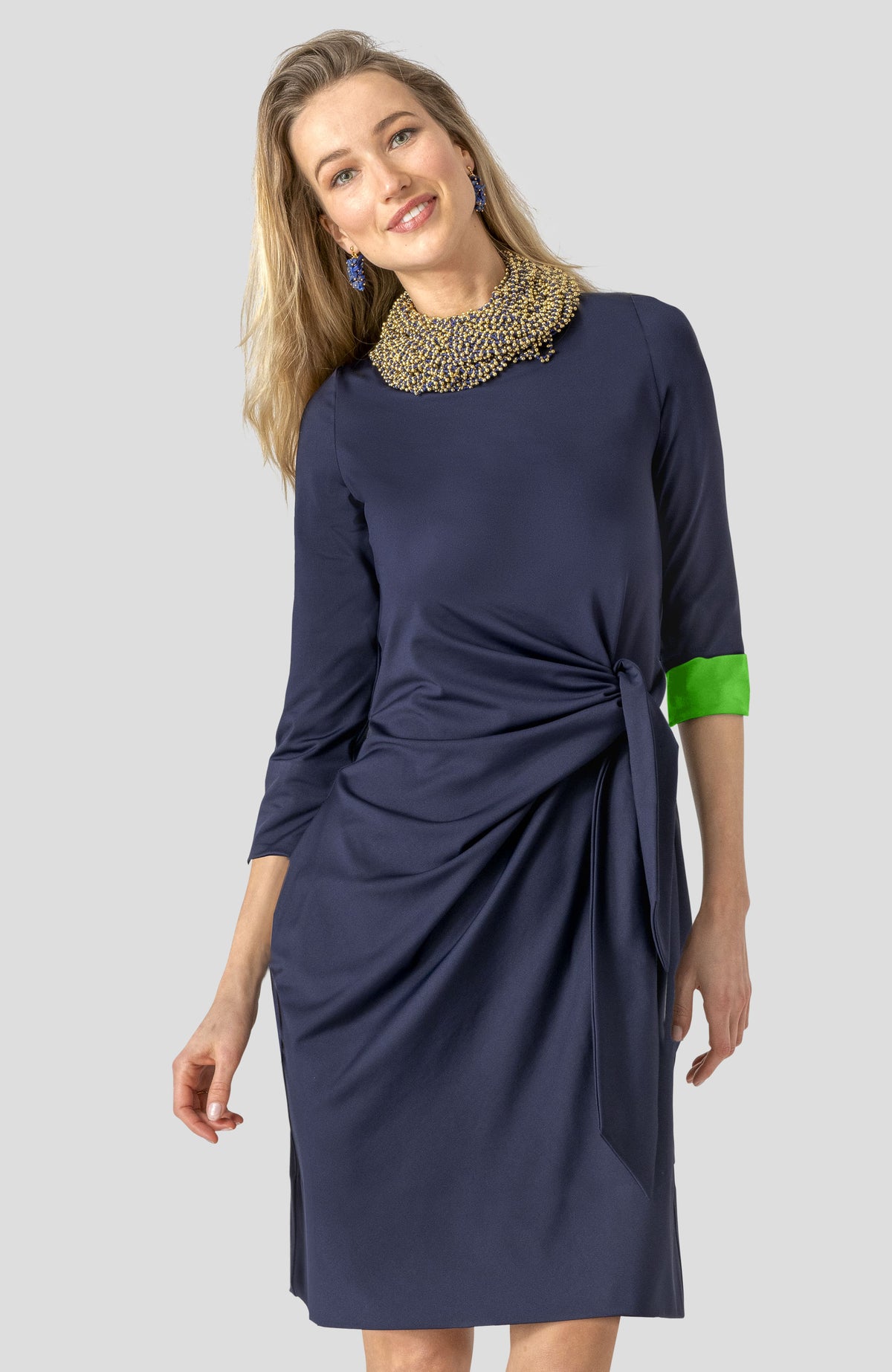 Cinch &amp; Tie Dress - Solid