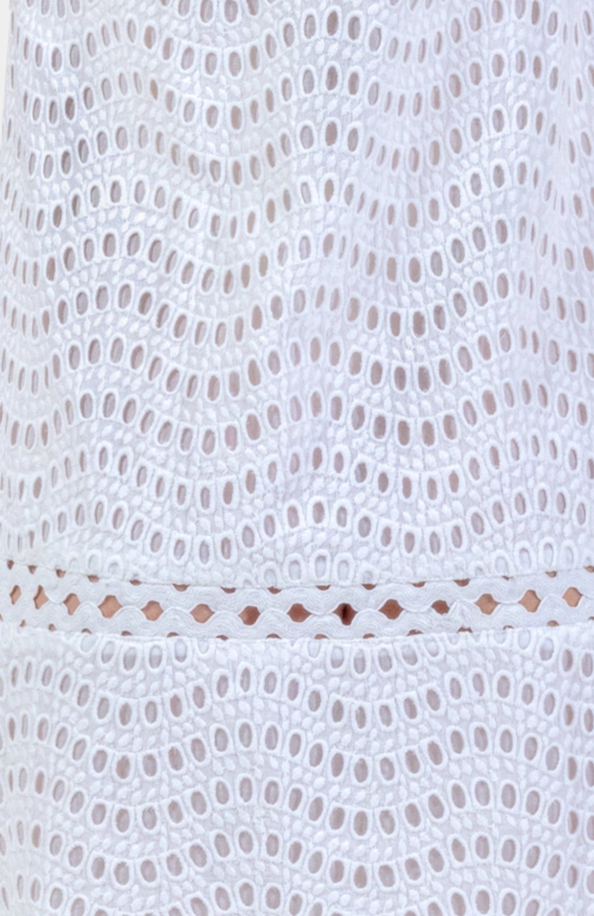 Rikki Dress - Eyelet White