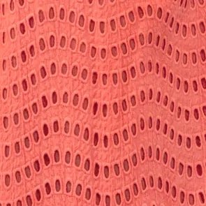 Rikki Dress - Eyelet Coral