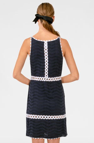 Rikki Dress - Eyelet Navy / Diva (XXXL) Rikki Dress - Eyelet Navy / Diva (XXXL)