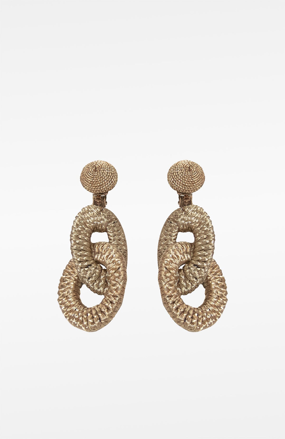 Ring Toss Earrings Gold