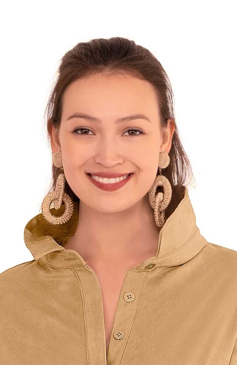 Ring Toss Earrings Gold