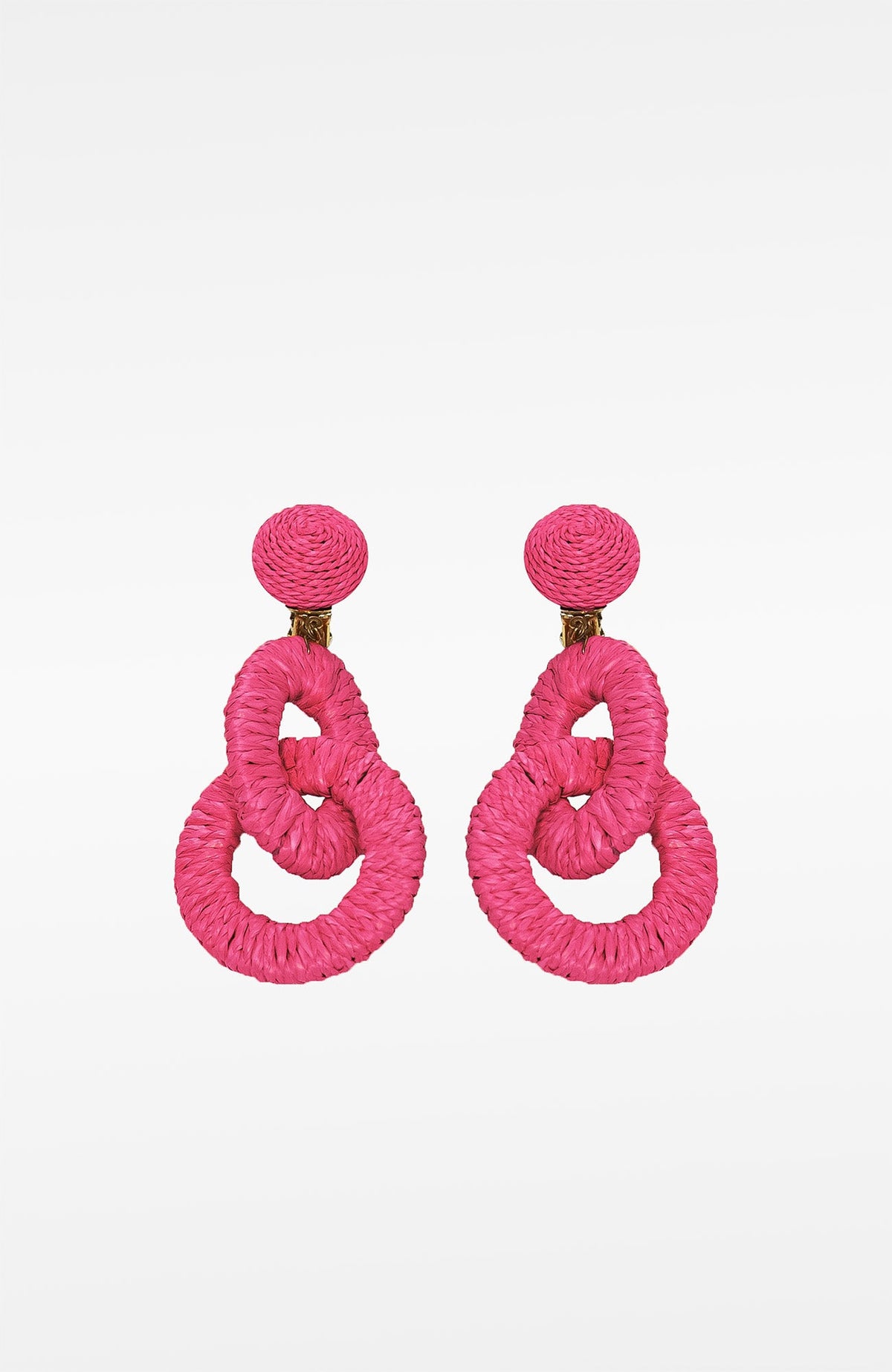 Ring Toss Earrings Pink