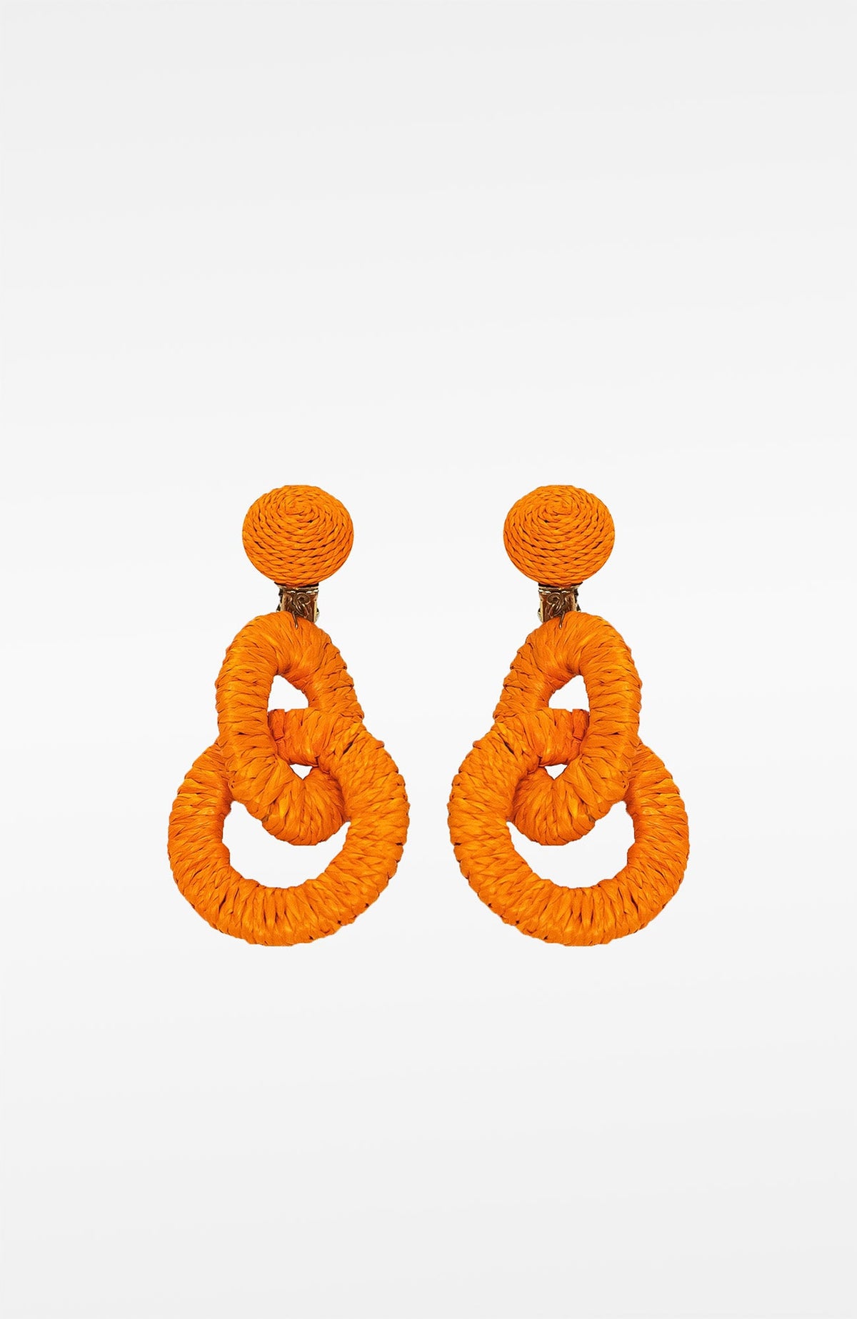 Ring Toss Earrings Orange