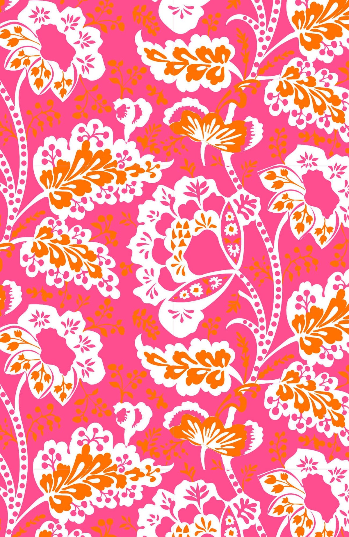 Ruffle Dreaming Top - Flora - Final Sale Pink Orange