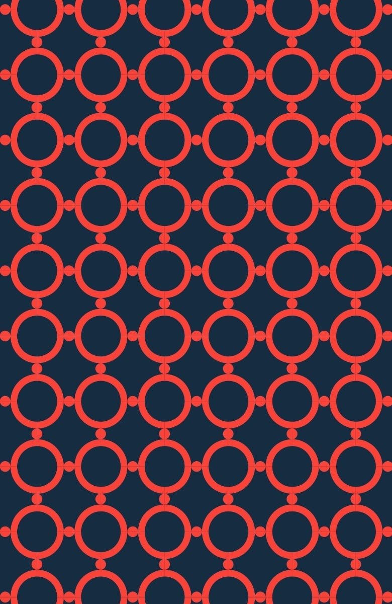 Rufflestiltskin Blouse - Dip & Dot - Final Sale Navy Red