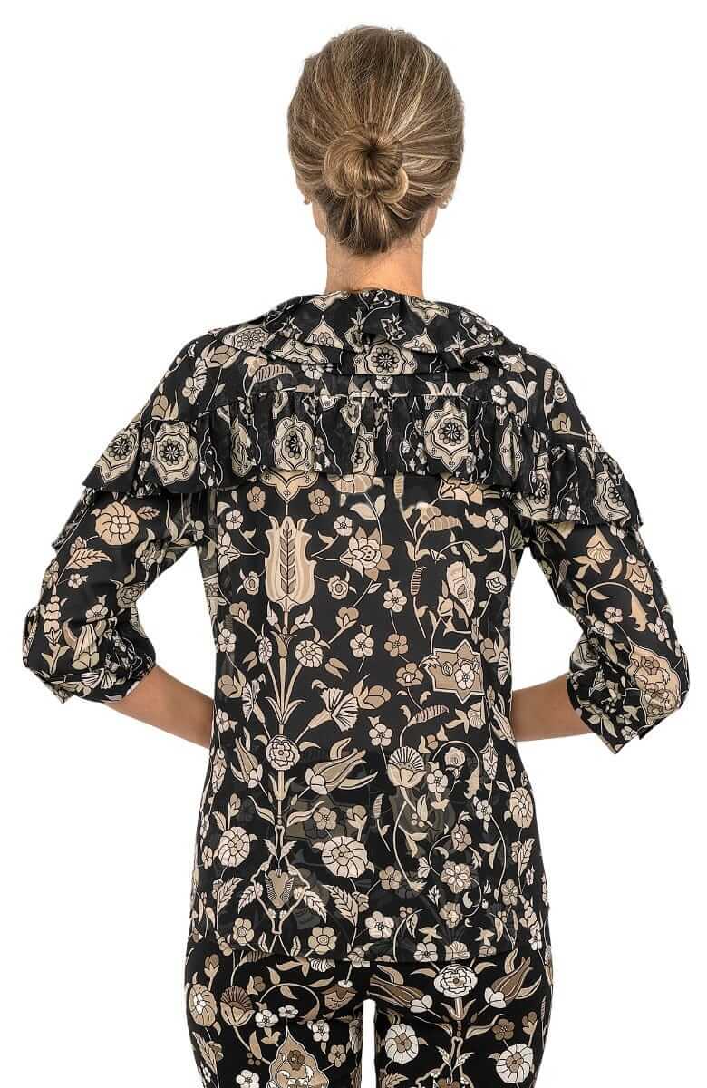 Rufflestiltskin Blouse - Topkapi - Final Sale Black