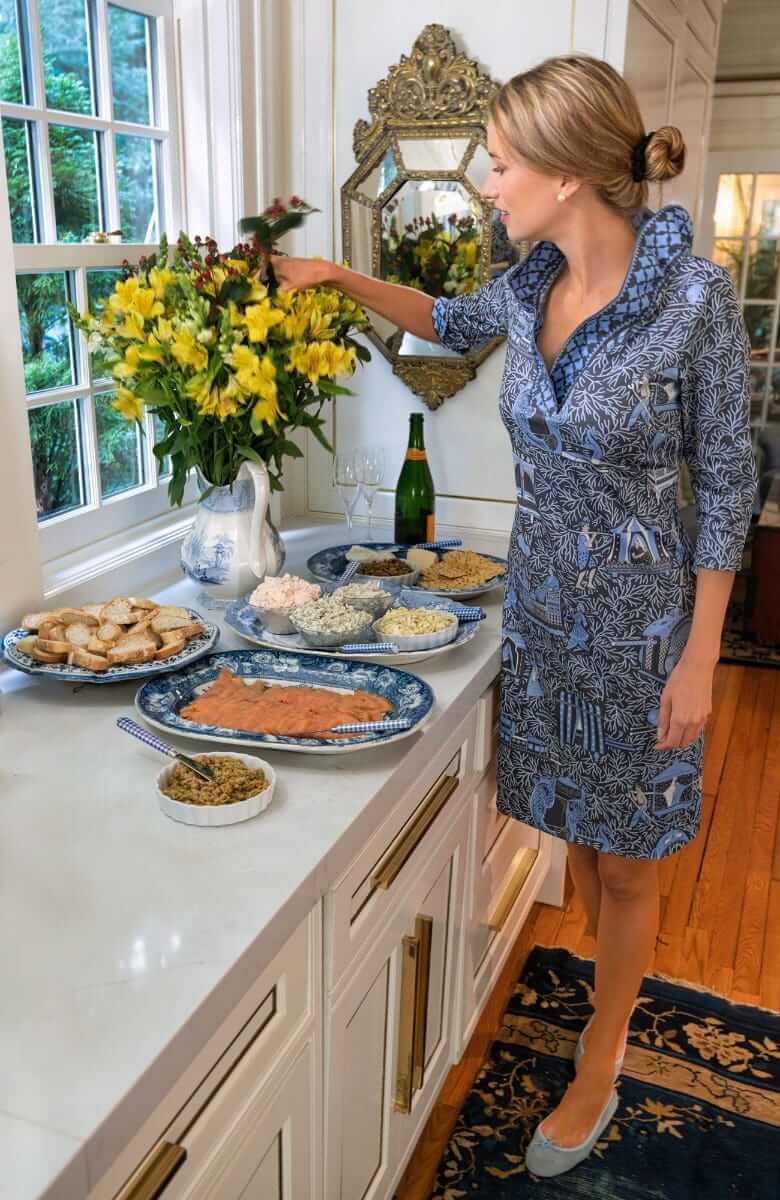 Ruffneck Dress - Palanquin Party - Final Sale Grey