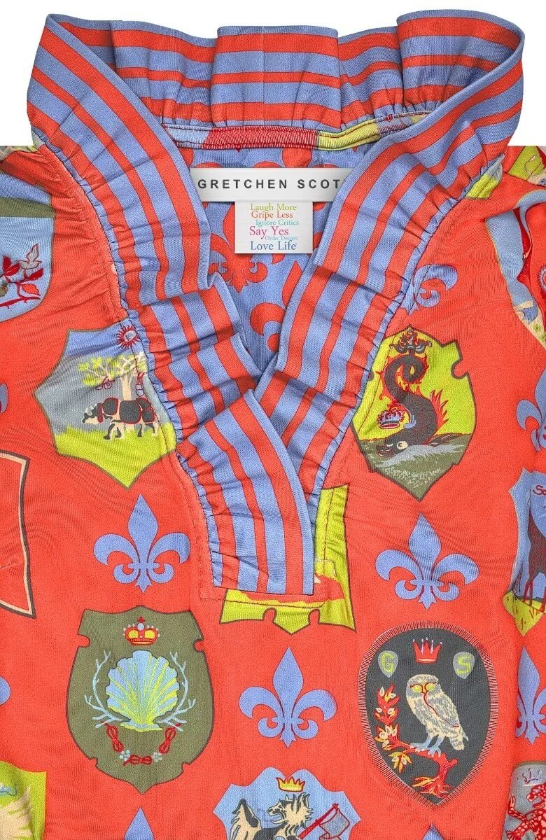 Ruffneck Dress - Siena - Final Sale Coral