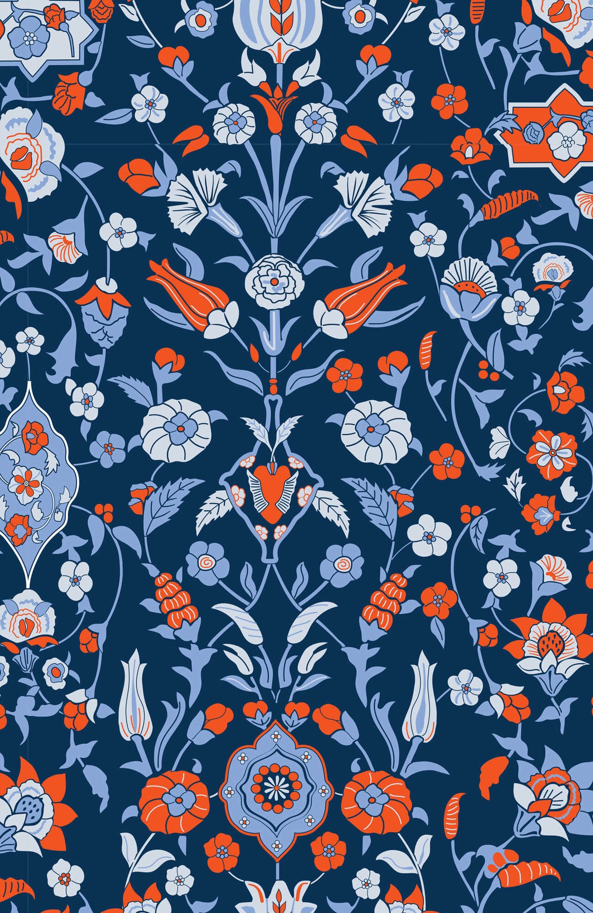 Rufflestiltskin Blouse - Topkapi - Final Sale Navy