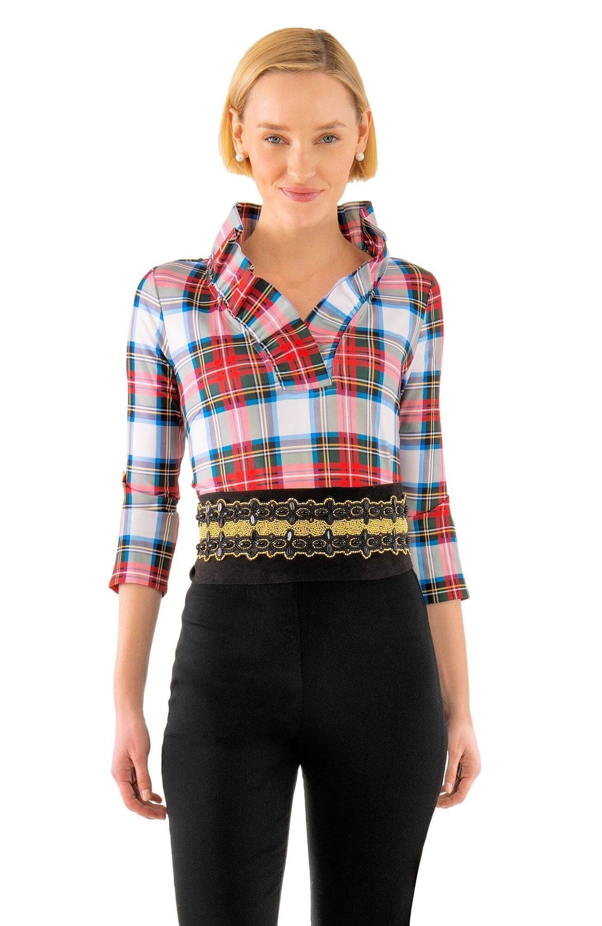 Ruffneck Top - Duke of York White