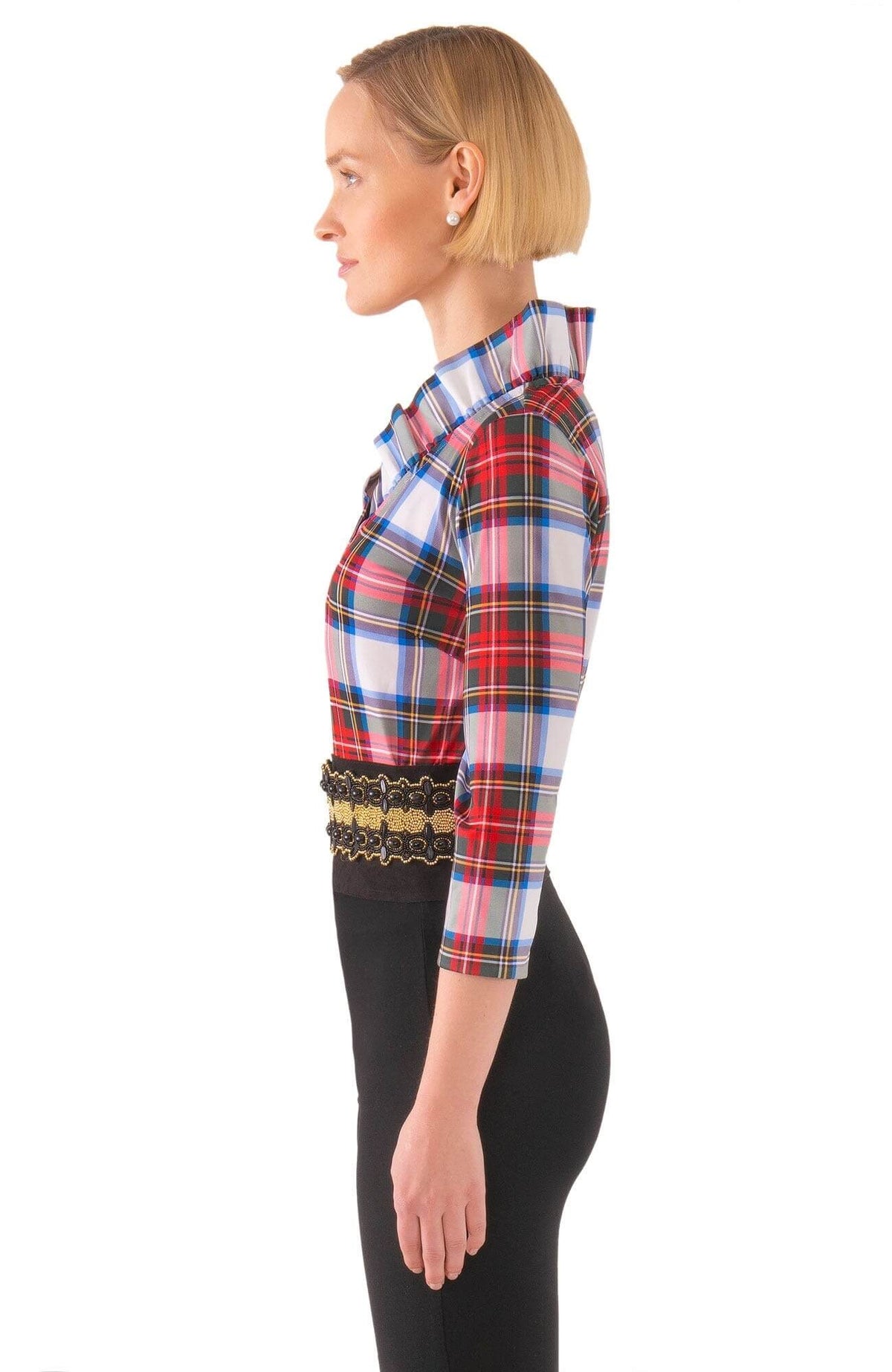 Ruffneck Top - Duke of York White