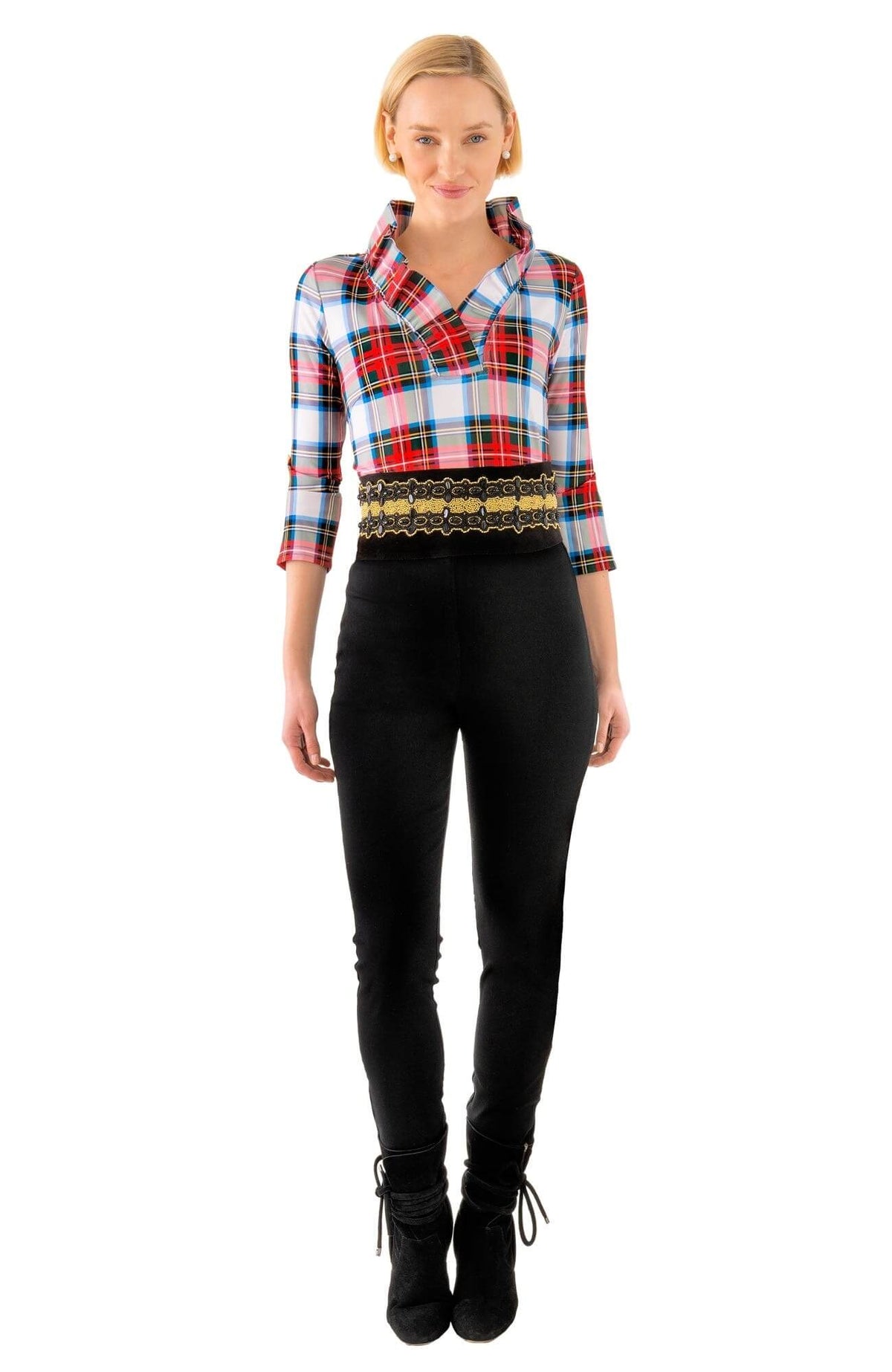 Ruffneck Top - Duke of York White