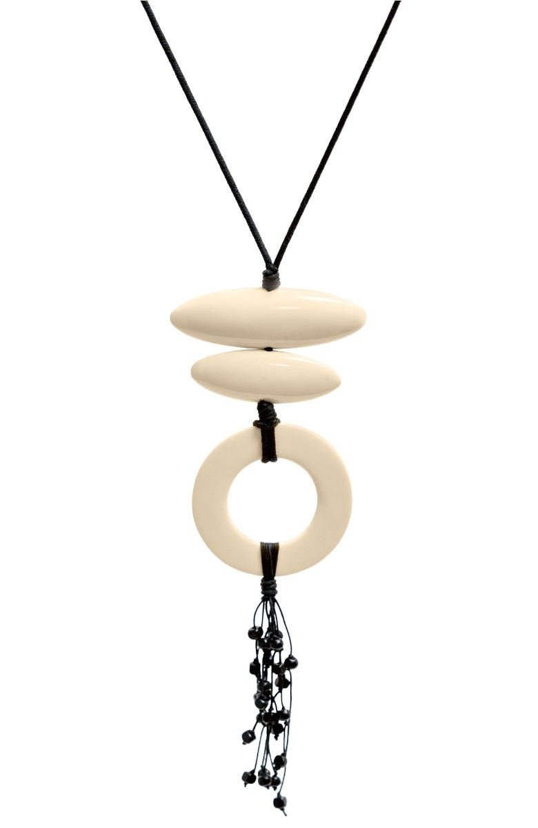 Sabi Sand Beaded Necklace Ivory