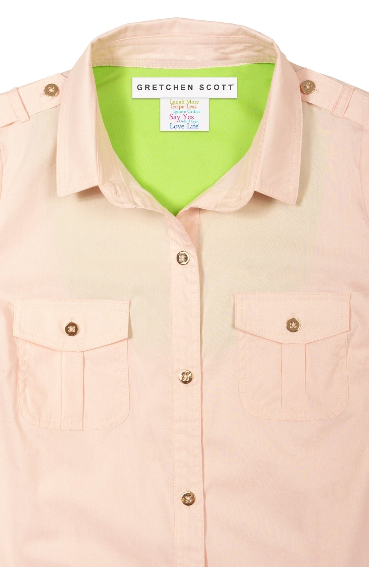 Safari Boyfriend Shirt Pink