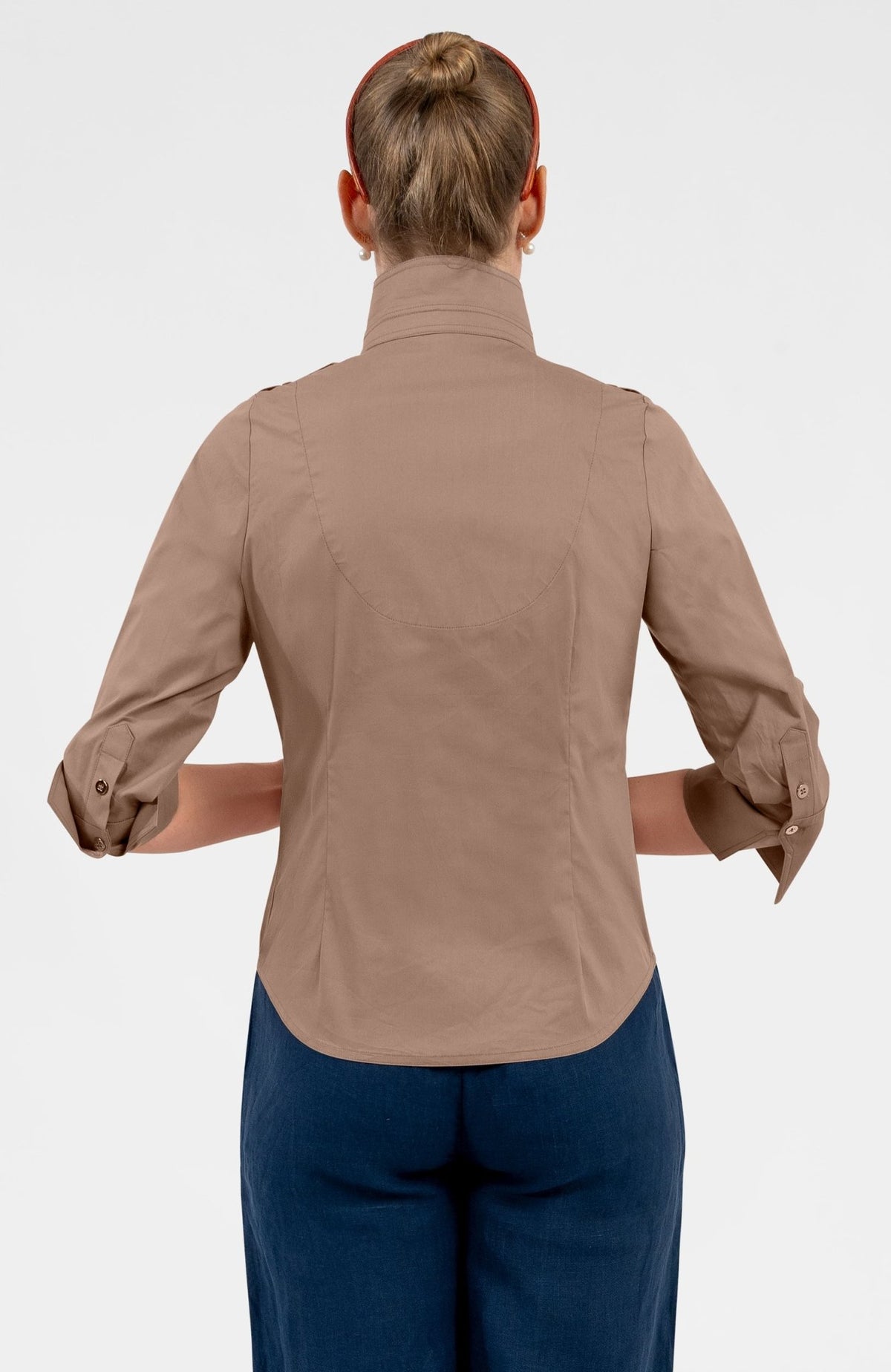 Safari Boyfriend Shirt Khaki