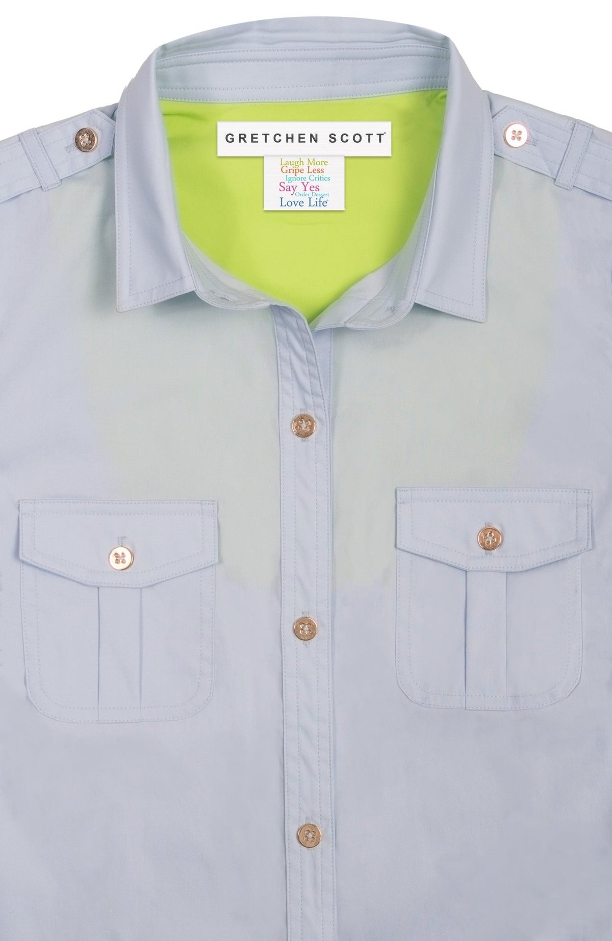 Safari Semifitted Shirt Periwinkle