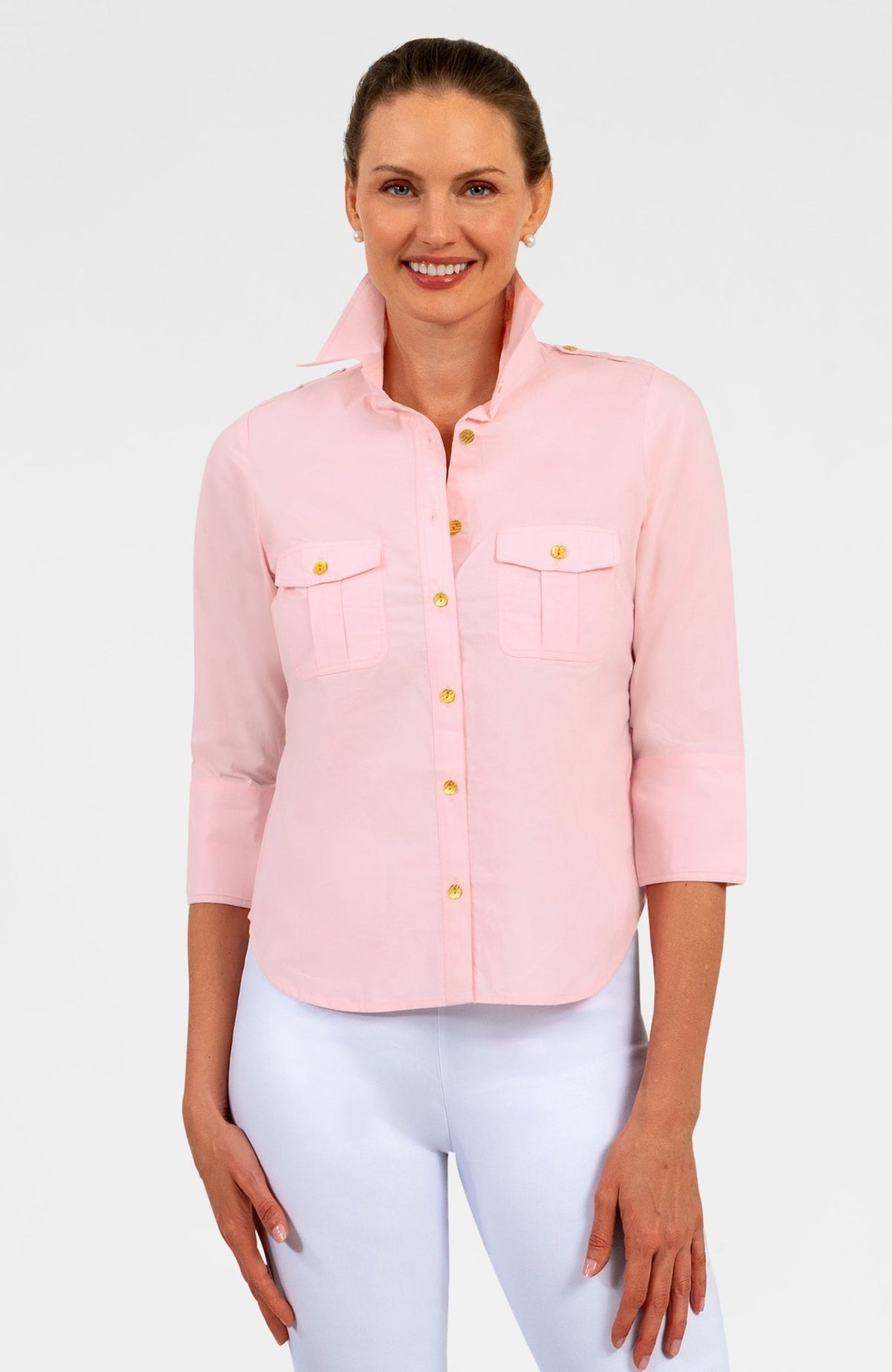 Safari Boyfriend Shirt Pink