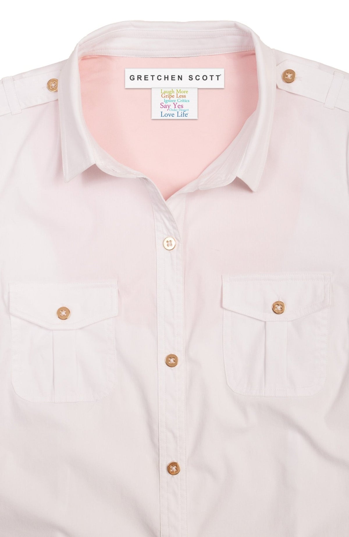 Safari Boyfriend Shirt White