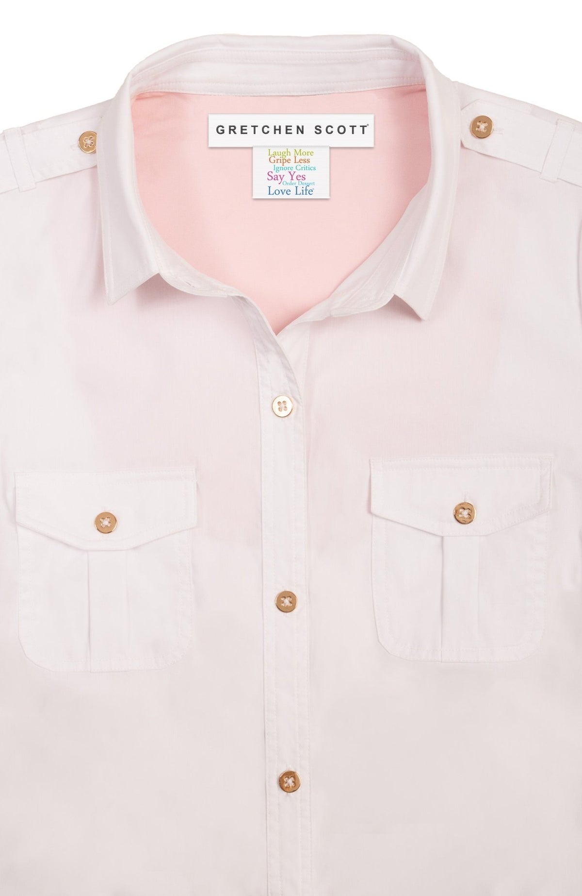 Safari Semifitted Shirt White