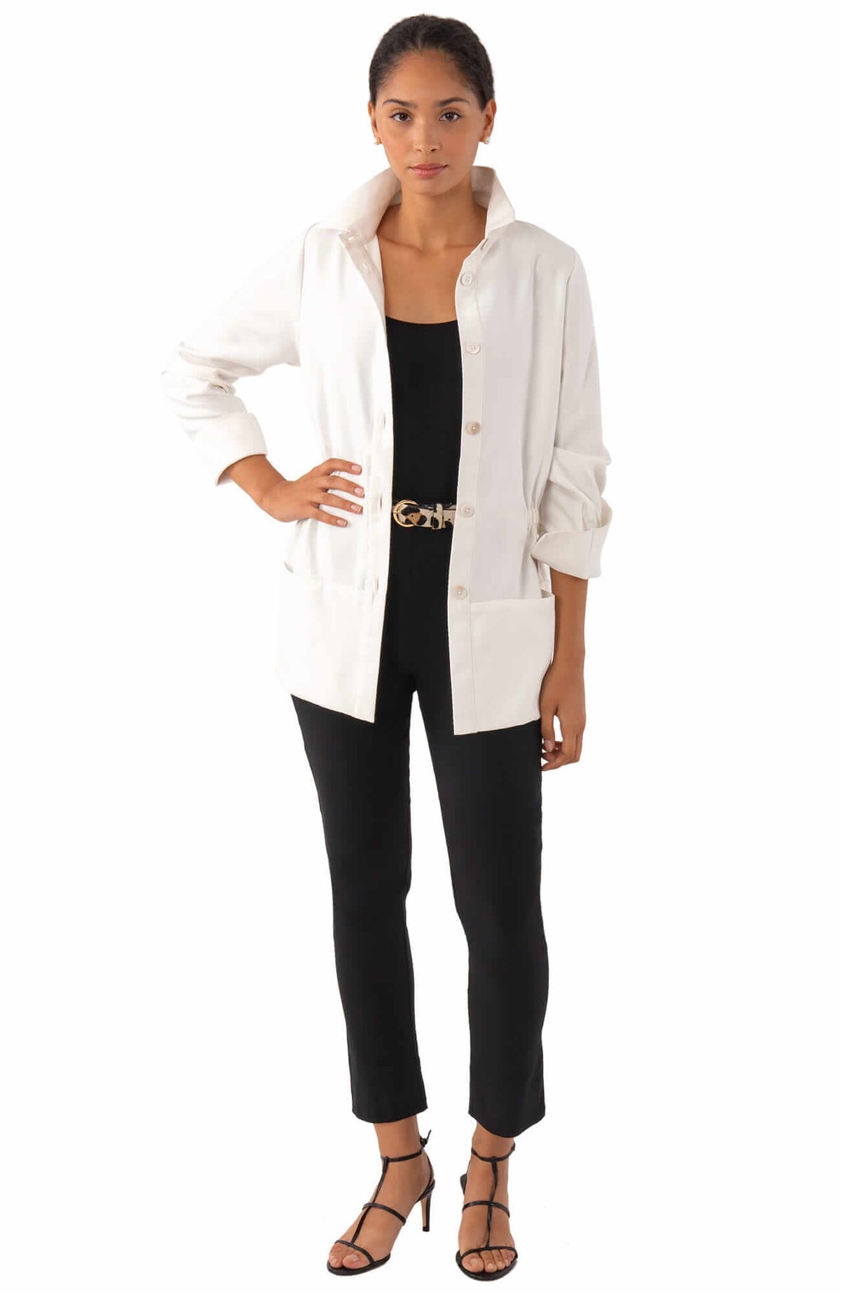 Safari Jacket - Boarding School - Final Sale Off White