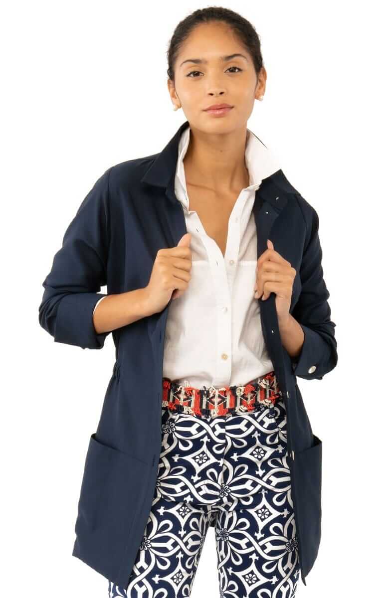 Safari Jacket - Boarding School - Final Sale Navy
