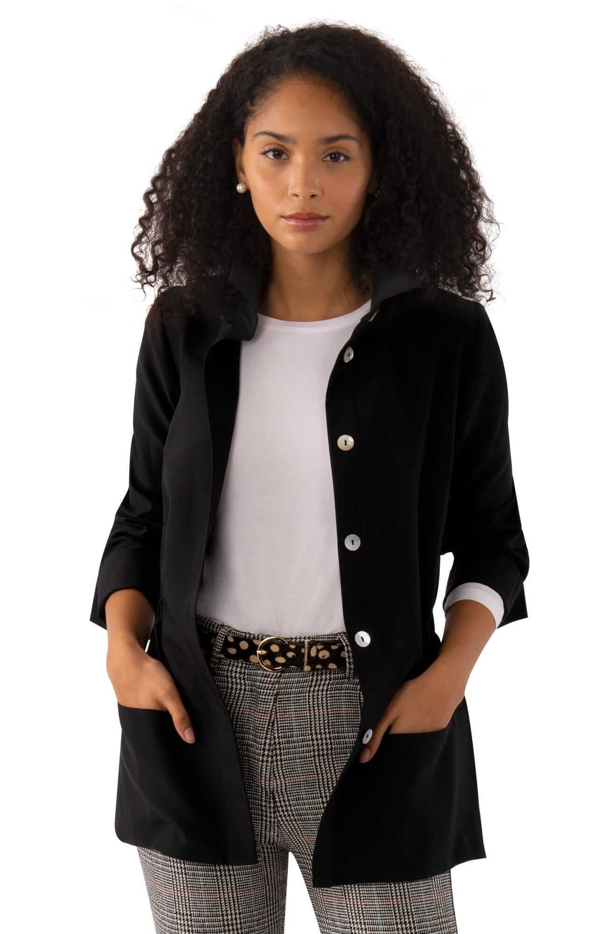 Safari Jacket - Boarding School - Final Sale Black