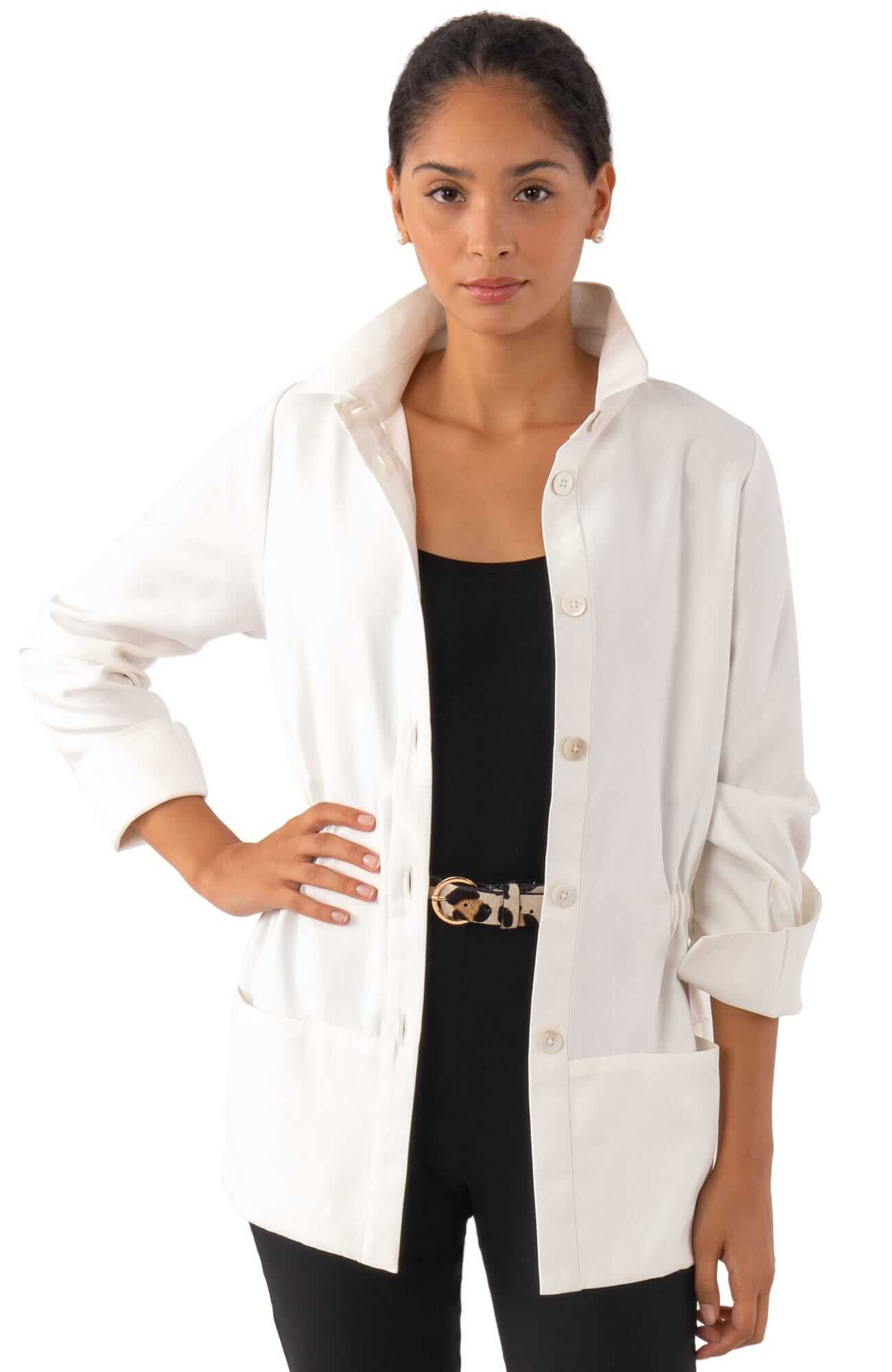 Safari Jacket - Boarding School - Final Sale Off White