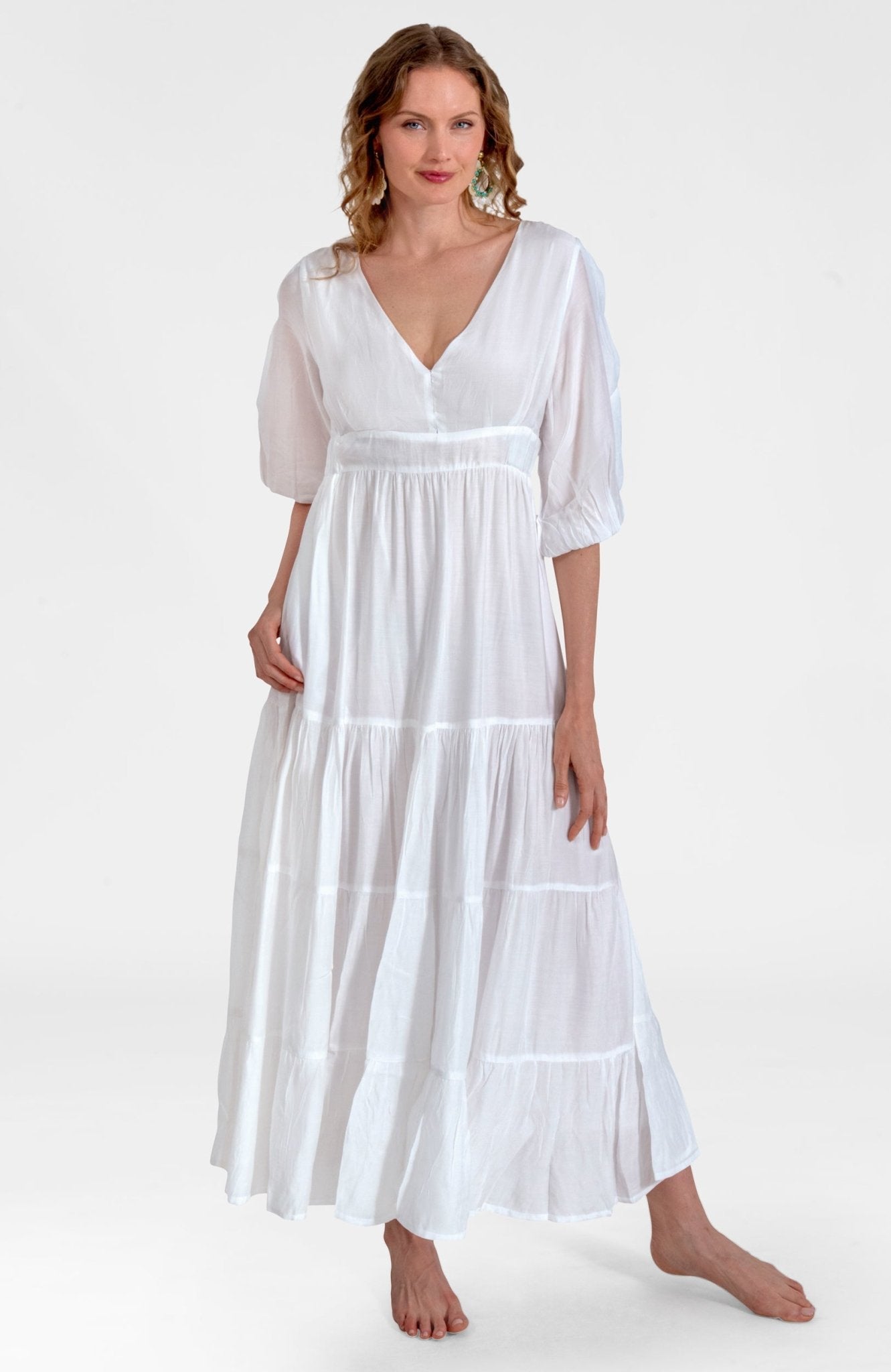 Sashay Dress - Solid White
