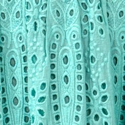 Saucy Dress - Eyelet Turquoise