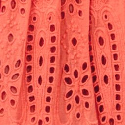 Saucy Dress - Eyelet Coral