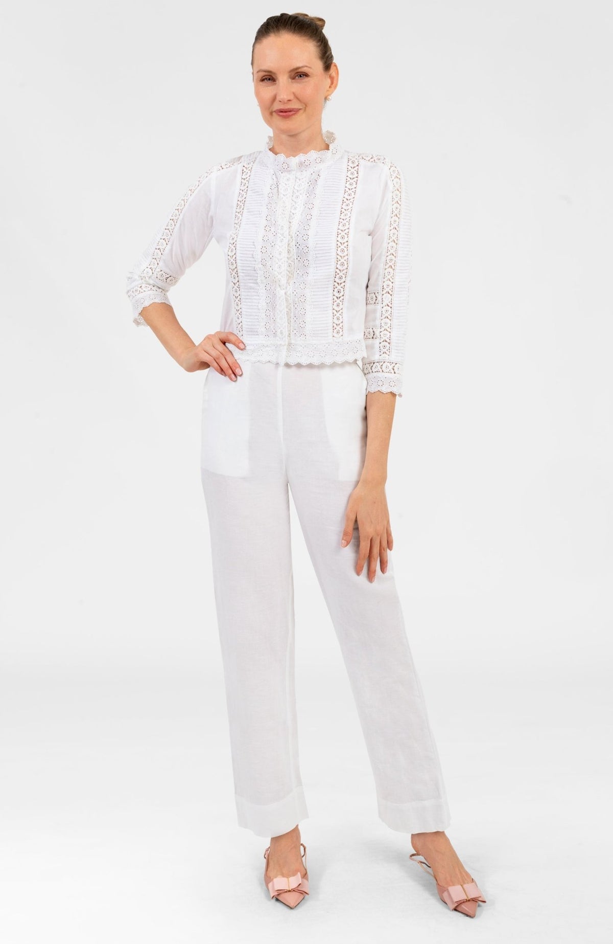 Schiffili Royale Top White