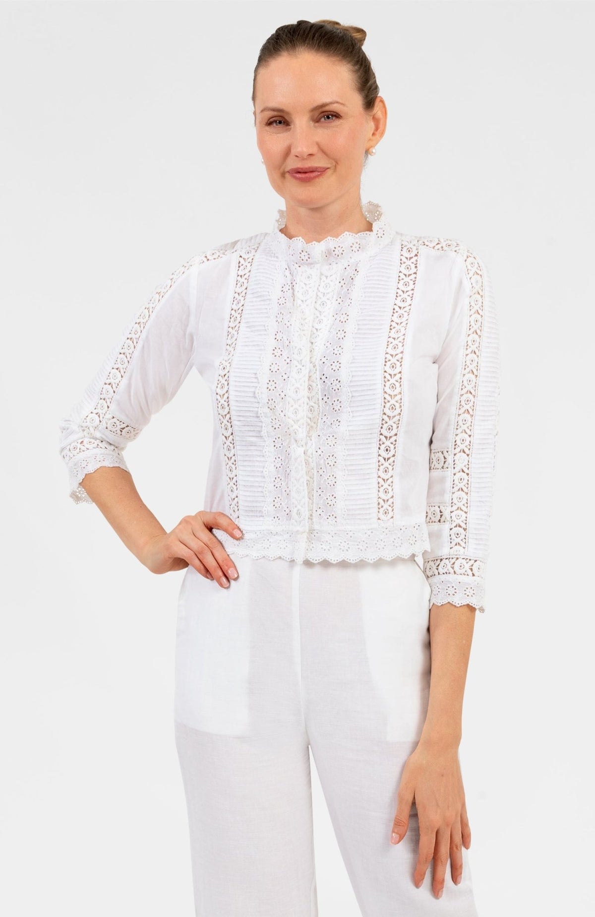 Schiffili Royale Top White