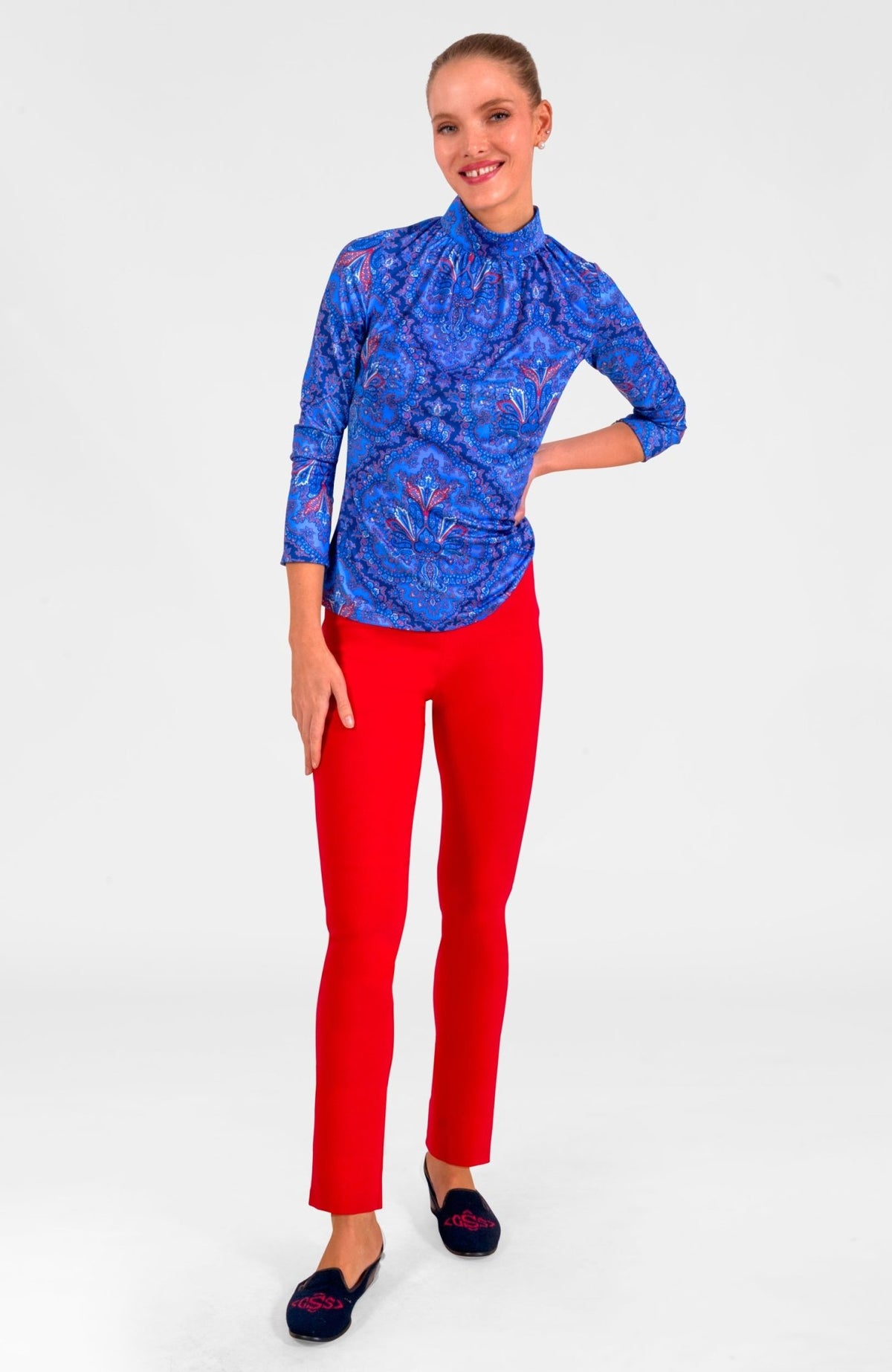 Scorching Hot Top - Passion Paisley Imari