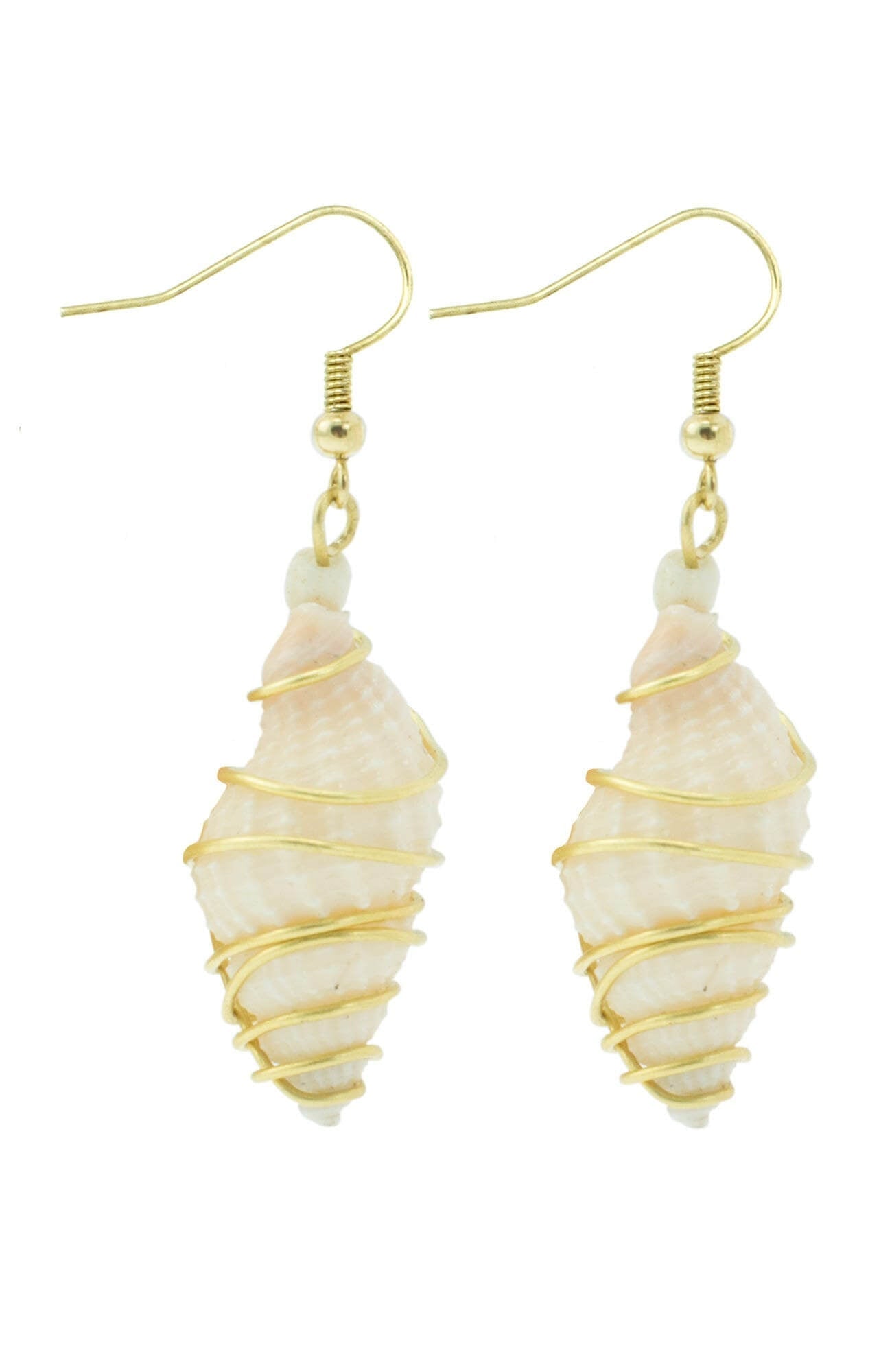 Seaside Shell Earrings White