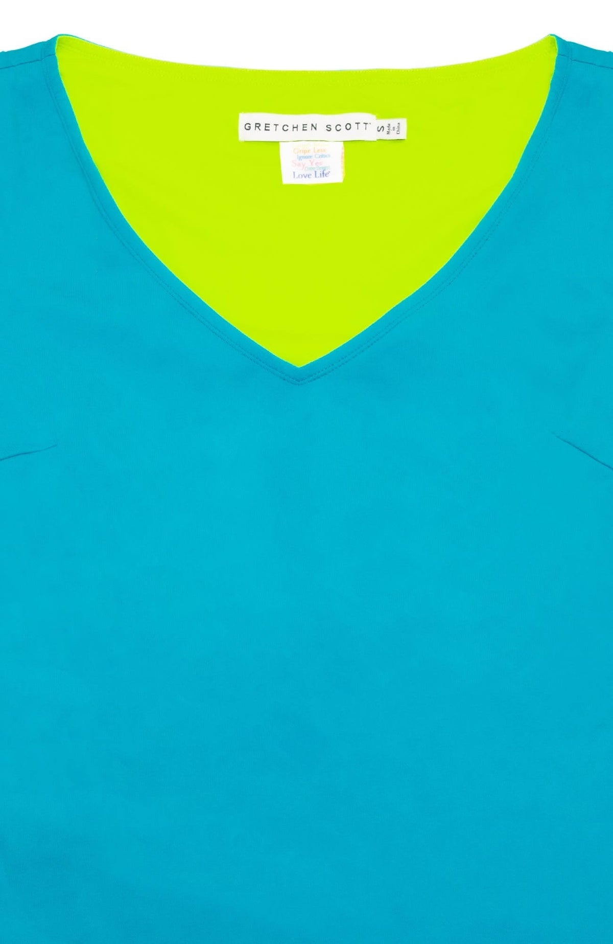 Second Skin Tee Turquoise